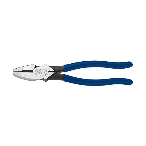 Klein Tools D2139NE Pliers 9Inch Side Cutters High Leverage Linesman Pliers Cut Copper Aluminum and other Soft Metals