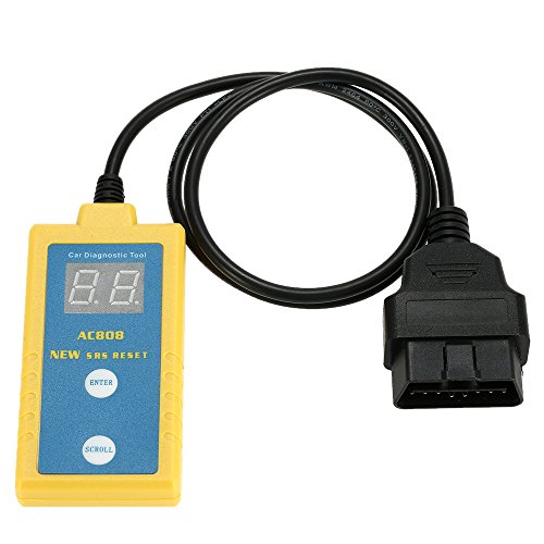 KKmoon AC808 Auto Car Airbag Diagnostic Scan Tool Code Reader Scanner Read and Clear SRS Trouble Codes for BMW