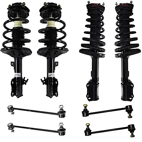 Detroit Axle  Front  Rear Strut Assembly  Front Sway Bar Links Replacement for Toyota Avalon Solara Camry Lexus ES300 30L Only  8pc Set